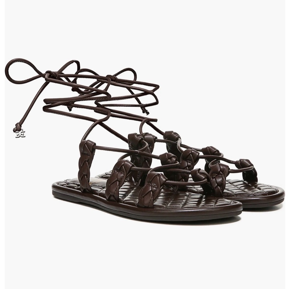 Sam Edelman Dark Brown Braided Sandals NEW!!